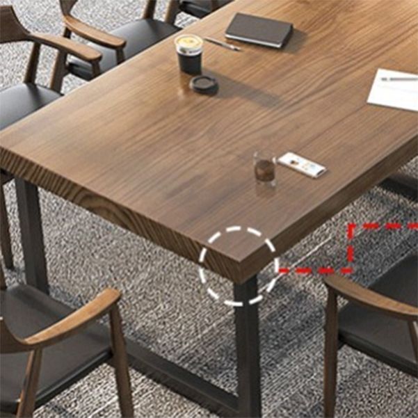 Juego de comedor moderno de 1/10 piezas, mesa de comedor rectangular de madera de pino para cafetería