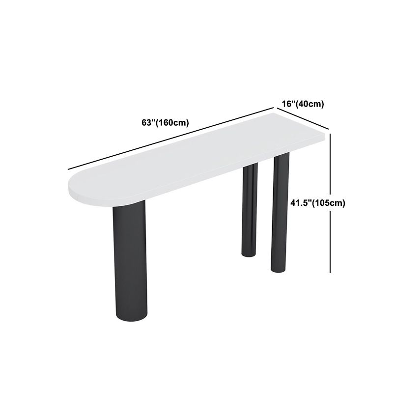 Table de bar de 1/3 pièces moderne Table de comptoir en pierre avec tabourets hauts