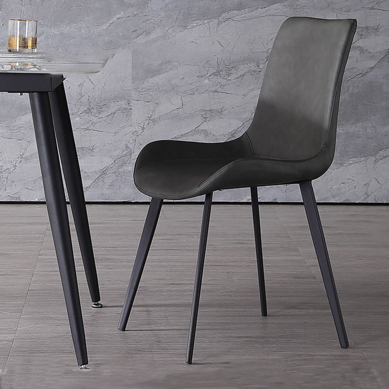 Upholstered Armless Dining Chair Parsons Dining Room Side Chair Clearhalo 'Dining Chairs' 'Dining Tables & Seating' 'dining_chair' 'furn' 'furn_dining_chair' 'Furniture' 'Kitchen & Dining Furniture' 1200x1200_4390fa01-7713-46f9-be64-239716f5cd56