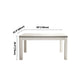 Mid-Century Style Marble Dining Table 4 Legs Wood Base Rectangle Table for Home Clearhalo ' dining_table' 'Dining Tables & Seating' 'Dining Tables' 'furn' 'furn_dining_table' 'Furniture' 'furniture_dining_table' 'Kitchen & Dining Furniture' 'kitchen&dining_furn' 'kitchen' 'kitchen_dining_table' 1200x1200_439186a2-7450-468f-89e8-2635f4b43198