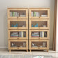 Manufactured Wood Standard Bookcase Scandinavian Bookcase with Door Clearhalo 'Bookcases' 'furn' 'furn_bookcases' 'Furniture' 'furniture_bookcases' 'Office Furniture' 1200x1200_43921048-ab52-4f8a-9055-17e6255ce6ec