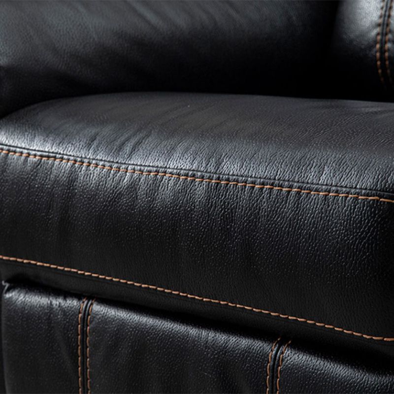 Contemporary Home Theater Recliner No Motion Manual-Push Botton Indoor Clearhalo 'Chairs & Seating' 'furn' 'furn_recliners' 'Furniture' 'Living Room Furniture' 'Recliners' 1200x1200_4392c7fd-7823-4a8f-ab3f-df15f56a3c20