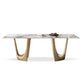 Designer Style Sintered Stone Top Dining Table Set Rectangular 1/4/5/7 Pieces Dining Set Clearhalo 'Dining Room Sets' 'Dining Tables & Seating' 'dining_room_set' 'furn' 'furn_dining_room_set' 'Furniture' 'Kitchen & Dining Furniture' 1200x1200_4393794b-5d52-4e68-9756-d54f0e1fc923