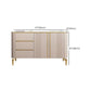 Glam Style Credenza Stone Buffet Stand with Cabinets and Drawers Clearhalo 'buffet_sideboard' 'Buffets & Sideboards' 'furn' 'furn_buffet_sideboard' 'Furniture' 'Kitchen & Dining Furniture' 1200x1200_43949a5a-d1d3-48b4-82c3-3266f5ad2824