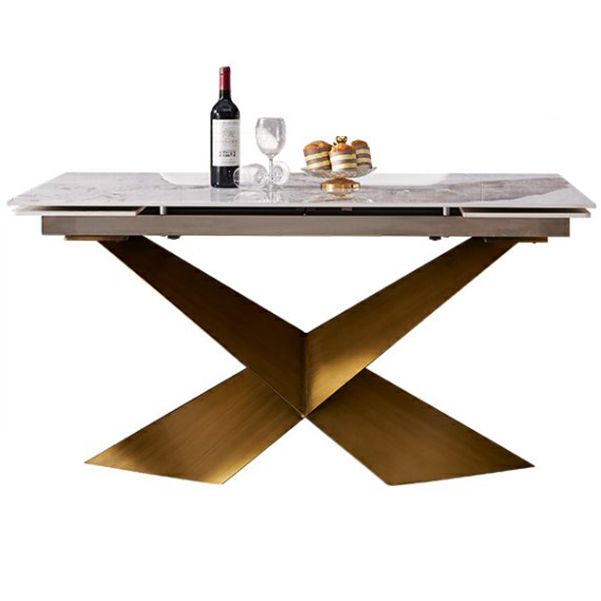 Nordic Glam Style 1/4/5/7 Pieces Dining Sintered Stone Dining Table Set for Kitchen Clearhalo 'Dining Room Sets' 'Dining Tables & Seating' 'dining_room_set' 'furn' 'furn_dining_room_set' 'Furniture' 'furniture_dining_room_set' 'Kitchen & Dining Furniture' 'kitchen&dining_furn' 'kitchen' 1200x1200_4396fd19-8f37-4f05-aab5-f310737c2dcc