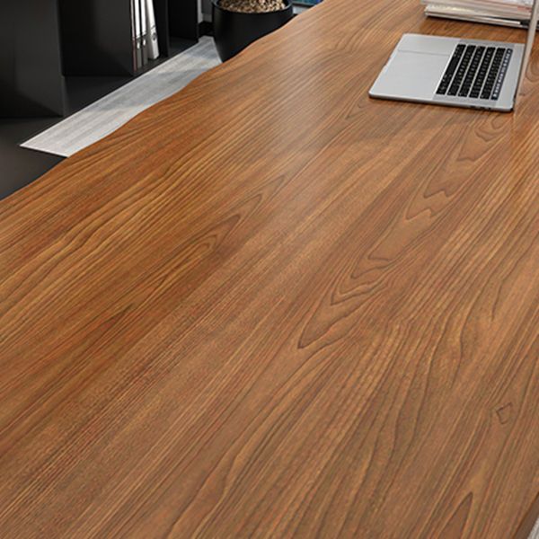 Solid Wood Industrial Writing Desk Rectangular Office Desk with Iron Legs Clearhalo 'furn' 'furn_office_desk' 'Furniture' 'Office Desks' 'Office Furniture' 'office_desk' 1200x1200_43983c2c-02cb-4f82-9003-a2882042d752