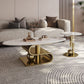 Stainless Steel Abstract Base Cocktail Table Glam Slate Top Coffee Table Clearhalo 'Coffee & Accent Tables' 'Coffee Tables' 'coffee_tables' 'furn' 'furn_coffee_tables' 'Furniture' 'Living Room Furniture' 1200x1200_439c81bb-a906-48f1-a749-aa46b048c5fd