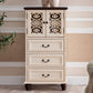 Traditionele ladekast van massief hout met een breedte van 15,6 inch