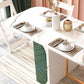 Modern Sintered Stone Dining Table White Rectangle Drop-Leaf 59" Dining Table Clearhalo ' dining_table' 'Dining Tables & Seating' 'Dining Tables' 'furn' 'furn_dining_table' 'Furniture' 'furniture_dining_table' 'Kitchen & Dining Furniture' 'kitchen&dining_furn' 'kitchen' 'kitchen_dining_table' 1200x1200_439e5742-3129-4cb8-9c4e-d2ada0fdaa26
