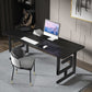 Rectangular Home Office Writing Desk Industrial Style Sled Office Desk Clearhalo 'furn' 'furn_office_desk' 'Furniture' 'furniture_office_desk' 'Office Desks' 'Office Furniture' 'office_desk' 1200x1200_439ef7bf-7700-4265-8ea7-3495005af49c
