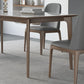 Designerstijl gesinterde stenen eettafelset rechthoekig 1/3/4/5/7-delige dinettetafelset