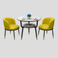 Glam Sintered Stone Dining Table Set with 3 Legs Base Dining Furniture for Home Use Clearhalo 'Dining Room Sets' 'Dining Tables & Seating' 'dining_room_set' 'furn' 'furn_dining_room_set' 'Furniture' 'furniture_dining_room_set' 'Kitchen & Dining Furniture' 'kitchen&dining_furn' 'kitchen' 1200x1200_43a448e9-9a47-4ac6-b226-28f1503c6e7f