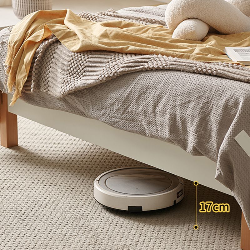 11,02 "High Oak Standard -Bett mit kundenspezifischen goldenen Beinen braunen Bett ohne Kopfteil