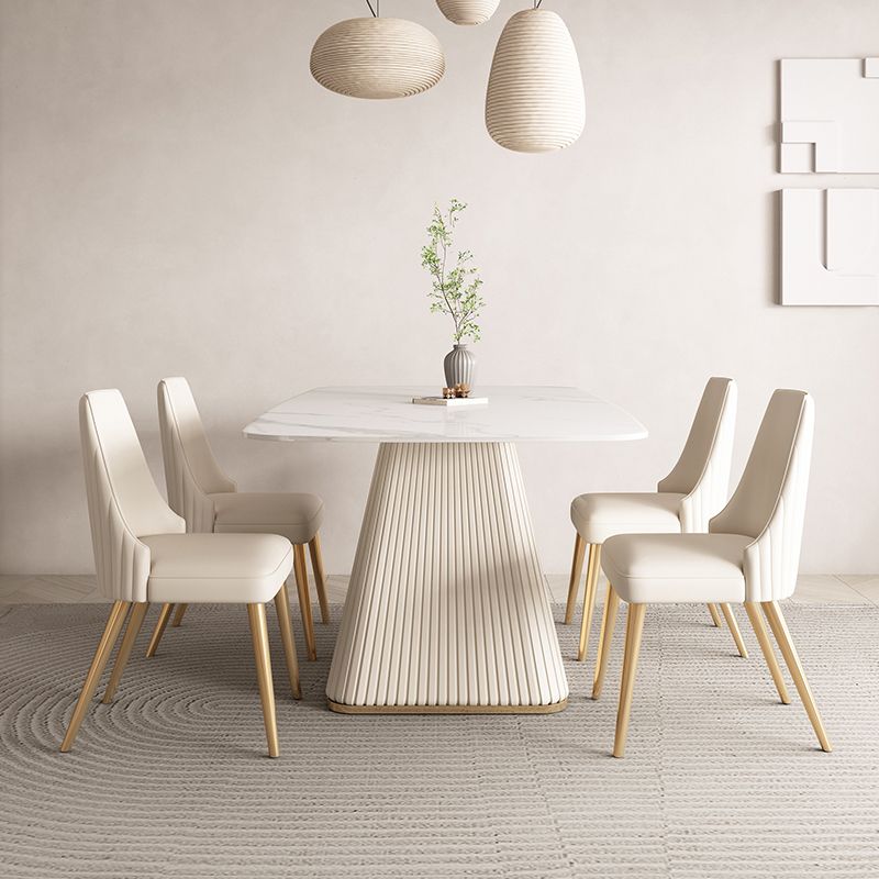 Contemporary 1/4/5/6/7 Pieces Dining Set Dining Room Table Set for Home Clearhalo 'Dining Room Sets' 'Dining Tables & Seating' 'dining_room_set' 'furn' 'furn_dining_room_set' 'Furniture' 'furniture_dining_room_set' 'Kitchen & Dining Furniture' 'kitchen&dining_furn' 'kitchen' 1200x1200_43a7cbcb-f066-4d1f-8baa-ede9ed5ccb31