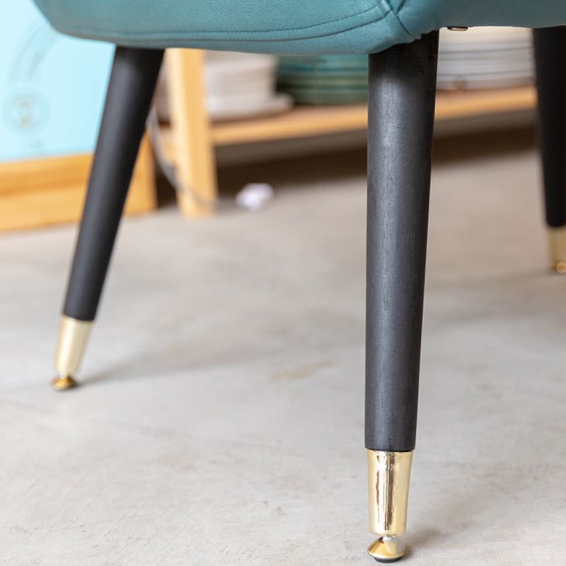 Minimalist Style Linen Fabric Dining Chair Solid Back Upholstered Single Chair for Home Clearhalo ' kitchen&dining_furn' 'Dining Chairs' 'Dining Tables & Seating' 'dining_chair' 'furn' 'furn_dining_chair' 'Furniture' 'furniture_dining_chair' 'Kitchen & Dining Furniture' 'kitchen' 1200x1200_43a82474-6bad-4d8a-8368-1c8dc367e240