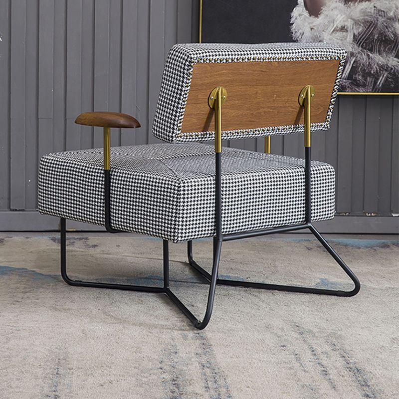 Chenille Arm Chair 29.92" Wide Arms Included Accent Armchair Clearhalo 'Accent Chairs' 'accent_chairs' 'Chairs & Seating' 'furn' 'furn_accent_chairs' 'Furniture' 'Living Room Furniture' 1200x1200_43a91152-bbfb-4353-9106-86a2cf22c0b7