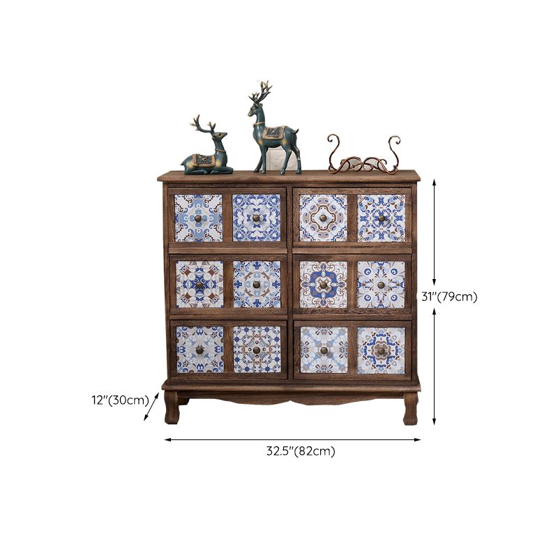 Nautical Bedroom Storage Chest Solid Wood Chest in Brown with Drawers Clearhalo 'Bedroom Furniture' 'Dressers & Chests' 'dressers_chests' 'furn' 'furn_dressers_chests' 'Furniture' 1200x1200_43aa9de8-4ba6-4837-ae06-f69cdb19d251