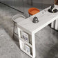 Stone Bar Dining Table Modern Bar Table with Double Pedestal for Dining Room Clearhalo 'Bar Furniture' 'Bar Tables' 'bar_tables' 'furn' 'furn_bar_tables' 'Furniture' 'furniture_bar_tables' 'Kitchen & Dining Furniture' 1200x1200_43ada8b0-ea1a-48bd-910e-35dad712b176