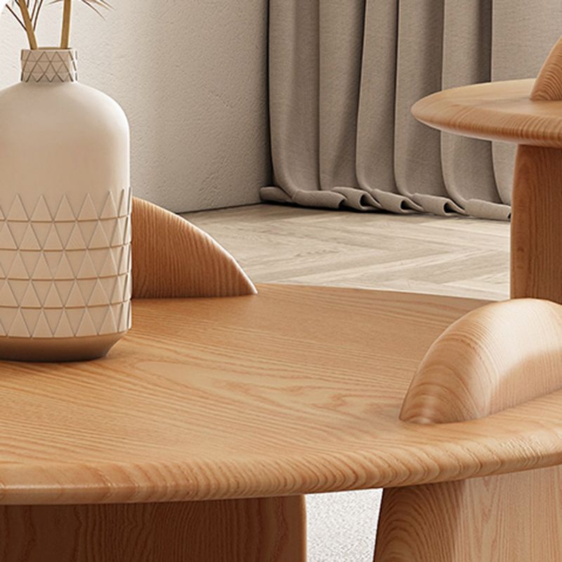 Contemporary Solid Wood Coffee Table Light Wood Coffee Cocktail Table Clearhalo 'Coffee & Accent Tables' 'Coffee Tables' 'coffee_tables' 'furn' 'furn_coffee_tables' 'Furniture' 'Living Room Furniture' 1200x1200_43aebb13-1f1b-4b60-b8f4-25e1b83f4d01