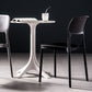 Contemporary Style Kitchen Chair Plastic Armless Open Back Dining Side Chair Clearhalo ' kitchen&dining_furn' 'Dining Chairs' 'Dining Tables & Seating' 'dining_chair' 'furn' 'furn_dining_chair' 'Furniture' 'furniture_dining_chair' 'Kitchen & Dining Furniture' 'kitchen' 1200x1200_43b01bce-6ade-4d45-ba7e-5a84372a32c7