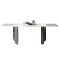 Industrial Sintered Stone Top Table Rectangle Table with Double Pedestal Clearhalo 'Dining Tables & Seating' 'Dining Tables' 'dining_table' 'furn' 'furn_dining_table' 'Furniture' 'Kitchen & Dining Furniture' 1200x1200_43b30254-7550-46a5-aeeb-9c4a45689b68