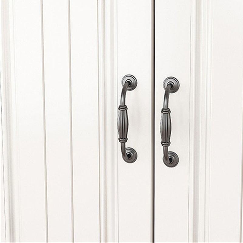 Mid Century Modern 2-Door Cabinet 35.4" Tall Cabinet with 4 Drawers Clearhalo 'Cabinets & Chests' 'cabinets_chests' 'furn' 'furn_cabinets_chests' 'Furniture' 'Living Room Furniture' 1200x1200_43b382e3-5de7-48dd-b1b1-0b612560e090