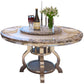 Metal Traditional Luxury Round Dining Table Marble Top Dining Table with Pedestal Base Clearhalo ' dining_table' 'Dining Tables & Seating' 'Dining Tables' 'furn' 'furn_dining_table' 'Furniture' 'furniture_dining_table' 'Kitchen & Dining Furniture' 'kitchen&dining_furn' 'kitchen' 'kitchen_dining_table' 1200x1200_43b3d5e2-3fde-4a54-8289-4feb96e79c1b