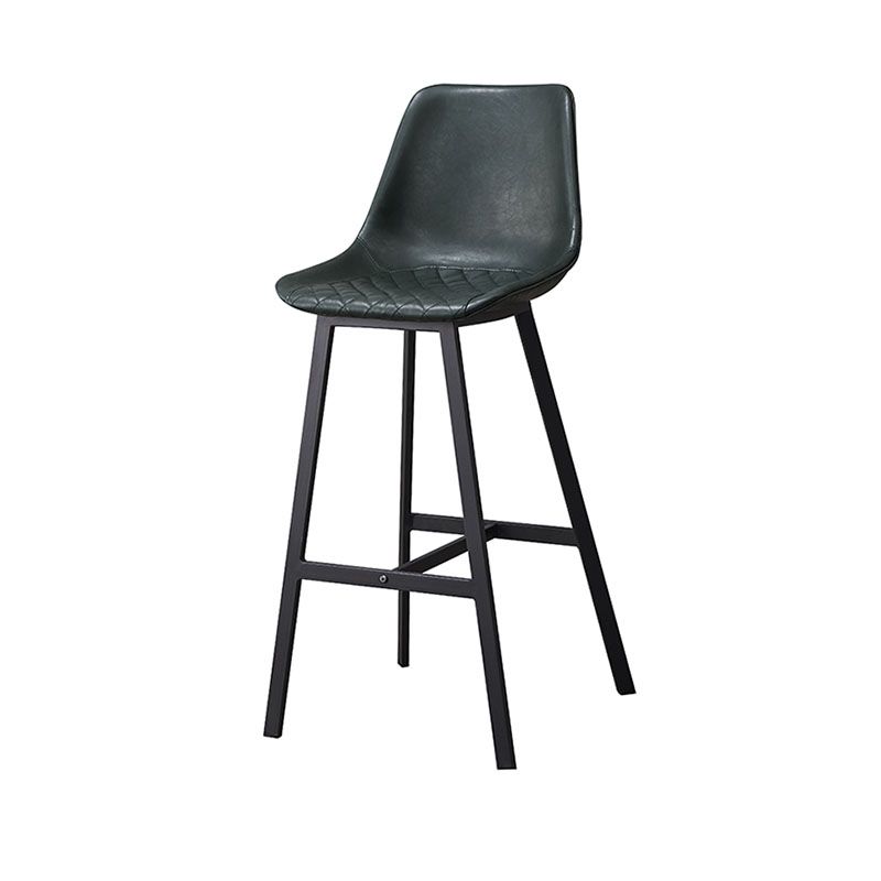 Scandinavian Restaurant Footrest Stool Matte Finish Leather Barstool Clearhalo 'Bar Furniture' 'Bar Stools' 'bar_stools' 'furn' 'furn_bar_stools' 'Furniture' 'furniture_bar_stools' 'Kitchen & Dining Furniture' 1200x1200_43ba94e7-c4af-4564-ac6e-4fe3a464c9b7