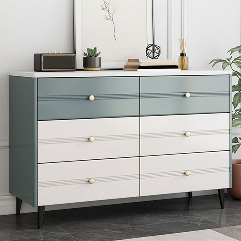 Rectangle Accent Chest with Soft Close Drawers Scratch Resistant Chest