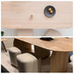 Modern Oval Shape Solid Wood Dining Table Kitchen Standard Dining Table with Double Pedestal Bases Clearhalo ' dining_table' 'Dining Tables & Seating' 'Dining Tables' 'furn' 'furn_dining_table' 'Furniture' 'furniture_dining_table' 'Kitchen & Dining Furniture' 'kitchen&dining_furn' 'kitchen' 'kitchen_dining_table' 1200x1200_43bce404-0d56-4568-8a76-a09c568f8e47
