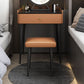31.49 " Height Slate Top Makeup Table with Drawers Vanity Stool