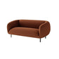 Contemporary Wool Standard Sofa with Tight Back and Tuxedo Arm