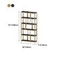 Modern Style Bookcase Gold Frame Metal Open Back Bookshelf for Home Office Clearhalo 'Bookcases' 'furn' 'furn_bookcases' 'Furniture' 'Office Furniture' 1200x1200_43c1cf65-272c-47ad-a839-d502176fe777