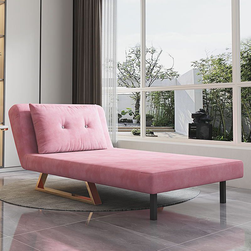 Armless Cushion Back Futon Foldable Pillow Included Sleeper Sofa Clearhalo 'furn' 'furn_futons' 'Furniture' 'Futons & Daybeds' 'Futons' 'Living Room Furniture' 1200x1200_43c3a3e3-c913-4af0-ad88-bfad601821ac