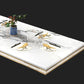 Glam Faux Marble Dining Table Dining Rectangle Table with Metal Legs for Home Clearhalo 'Dining Tables & Seating' 'Dining Tables' 'dining_table' 'furn' 'furn_dining_table' 'Furniture' 'Kitchen & Dining Furniture' 1200x1200_43c51c9d-0ae7-43c0-b8b6-45ea6070c9af
