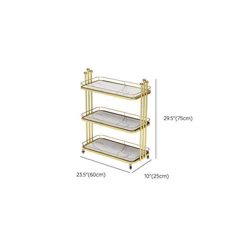 Open Storage Prep Table Modern Dining Room Rectangular Prep Table