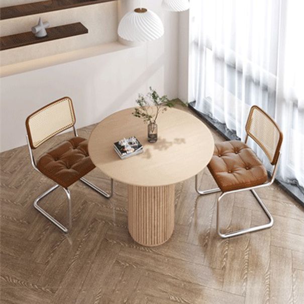 Pine Wood Table for Restaurant Modern Round Dining Table with Pedestal Base Clearhalo ' dining_table' 'Dining Tables & Seating' 'Dining Tables' 'furn' 'furn_dining_table' 'Furniture' 'furniture_dining_table' 'Kitchen & Dining Furniture' 'kitchen&dining_furn' 'kitchen' 'kitchen_dining_table' 1200x1200_43cbe540-4c64-453e-8be3-0bf5e0a9074b