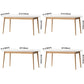 Modern Sintered Stone Dining Table Rectangular Table with Solid Wood Four-leg Clearhalo ' dining_table' 'Dining Tables & Seating' 'Dining Tables' 'furn' 'furn_dining_table' 'Furniture' 'furniture_dining_table' 'Kitchen & Dining Furniture' 'kitchen&dining_furn' 'kitchen' 'kitchen_dining_table' 1200x1200_43cc00bf-230b-47f4-ba9a-c0ca4e79e83b