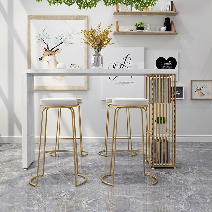 Solid Wood Counter Table with Rectangle Table Top Double Pedestal Table - 41.3" H Clearhalo 'Bar Furniture' 'Bar Tables' 'bar_tables' 'furn' 'furn_bar_tables' 'Furniture' 'furniture_bar_tables' 'Kitchen & Dining Furniture' 1200x1200_43ccd203-0763-40ac-bc70-27d1b09ef22b