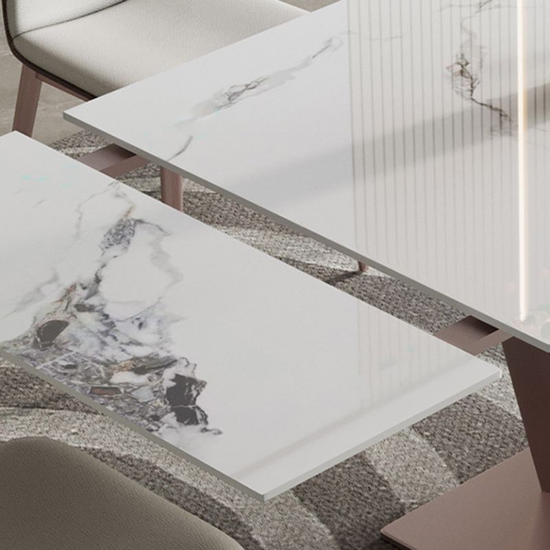 Contemporary 1/4/6/7/9 Pieces Dining Chairs Set Stone Rectangle Furniture Clearhalo 'Dining Room Sets' 'Dining Tables & Seating' 'dining_room_set' 'furn' 'furn_dining_room_set' 'Furniture' 'Kitchen & Dining Furniture' 1200x1200_43cd5c53-10e6-464d-81bb-58649e5b337a