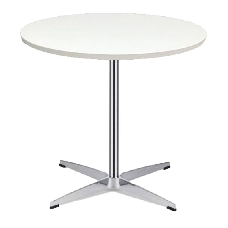 Modern MDF Round Dining Table Standard White Dining Table with Pedestal Base Clearhalo ' dining_table' 'Dining Tables & Seating' 'Dining Tables' 'Furniture' 'furniture_dining_table' 'Kitchen & Dining Furniture' 'kitchen&dining_furn' 'kitchen' 'kitchen_dining_table' 1200x1200_43cf6b86-75c7-40c7-9fe3-02b715ff74e9