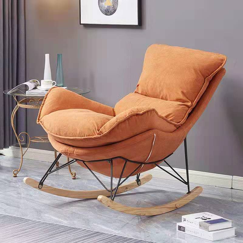Modern Solid Color Rocking Chair Water Resistant Faux Leather with Cushions Clearhalo 'Chairs & Seating' 'furn' 'furn_rocking_chairs' 'Furniture' 'Living Room Furniture' 'Rocking Chairs' 'rocking_chairs' 1200x1200_43d1767a-cd82-4a3b-b281-71a7c8d952ca