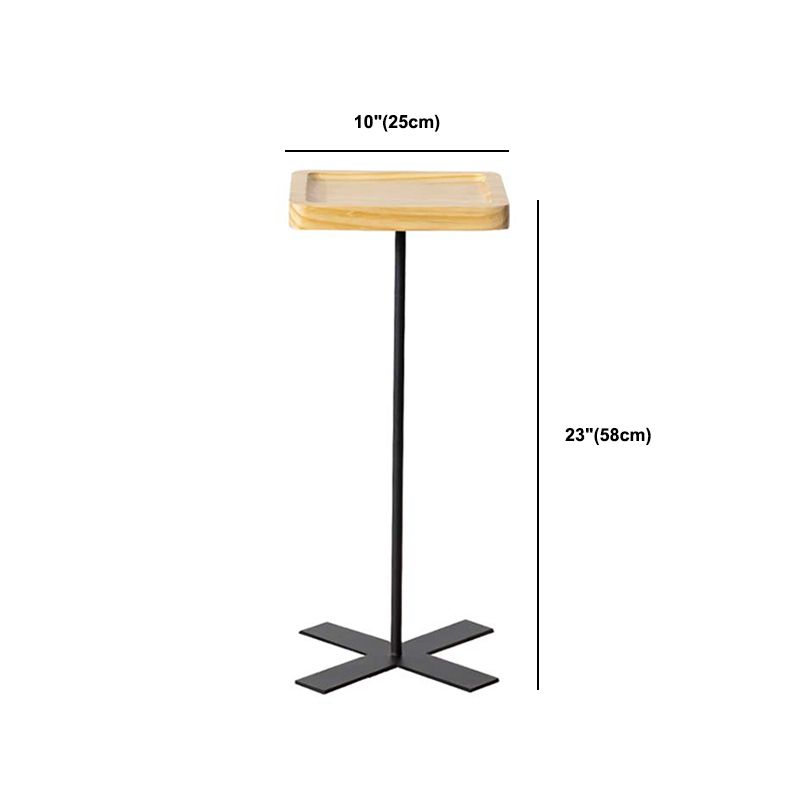 Nightand moderne non-personnel rond en bois massif des jambes supérieures incluse la table de nuit