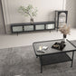 Metal Enclosed TV Storage Industrial Home TV Cabinet with Glass Doors Clearhalo 'furn' 'furn_tv_stands_entertainment_centers' 'Furniture' 'Living Room Furniture' 'TV Stands & Entertainment Centers' 'TV Stands & Media Storage Furniture' 'tv_stands_entertainment_centers' 1200x1200_43d285c1-2ce3-4879-abc4-2e94c64e2074