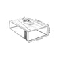 Modern Slate/steel Rectangle Coffee Table 1 Single Cocktail Table for Living Room Clearhalo 'Coffee & Accent Tables' 'Coffee Tables' 'coffee_tables' 'furn' 'furn_coffee_tables' 'Furniture' 'Living Room Furniture' 1200x1200_43d42702-f694-4f78-a500-48ba833a36bf