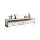 Open Storage Media Console Glam TV Stand Console with Drawers Clearhalo 'furn' 'furn_tv_stands_entertainment_centers' 'Furniture' 'Living Room Furniture' 'TV Stands & Entertainment Centers' 'TV Stands & Media Storage Furniture' 'tv_stands_entertainment_centers' 1200x1200_43d5d567-e0ff-4dbd-802f-22902ca1c0d2