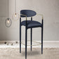 Contemporary Metal Bar Stools Indoor Barstool with Metal Legs and Low Back Clearhalo 'Bar Furniture' 'Bar Stools' 'bar_stools' 'furn' 'furn_bar_stools' 'furniture_bar_stools' 'Kitchen & Dining Furniture' 'kitchen&dining_furn' 'kitchen' 'kitchen_furn' Furniture' 1200x1200_43d90ca3-f88a-49e1-980b-126c2ae40148