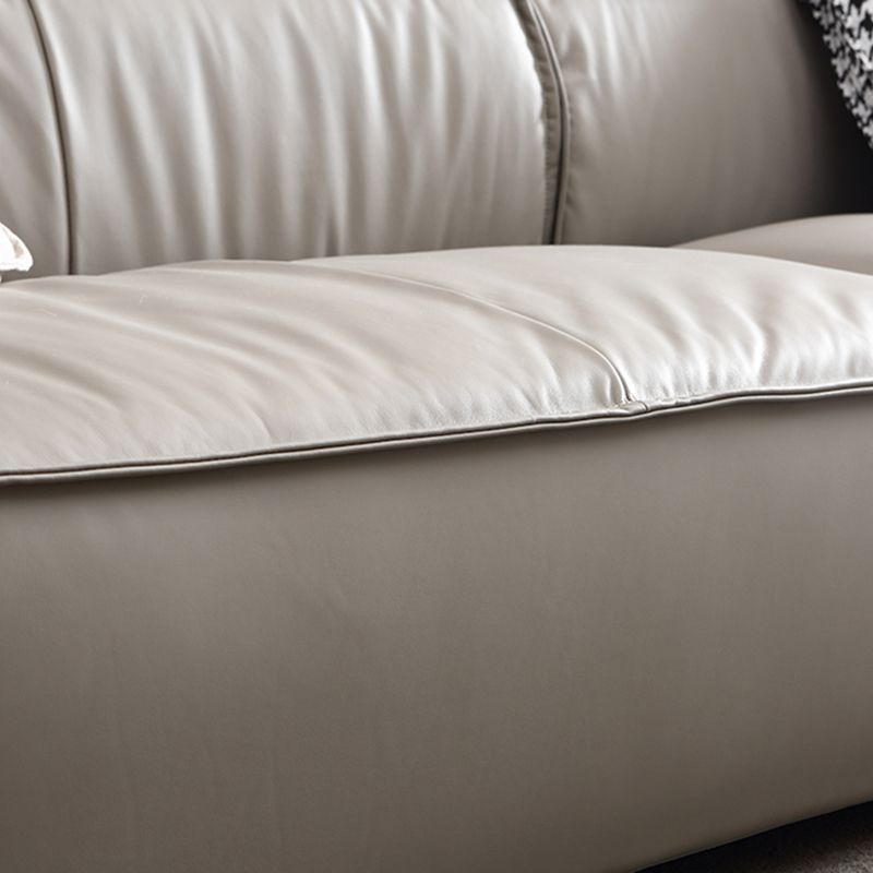 25.59" H Square Arm Modern Sofa with Tight Back Brown Sofa for Living Room Clearhalo 'furn' 'furn_sofas' 'Furniture' 'furniture_sofas' 'kitchen' 'kitchen_sofas' 'Living Room Furniture' 'Sofa' 'sofas' 1200x1200_43d95340-ca6a-4eac-ac80-4959b880f3af