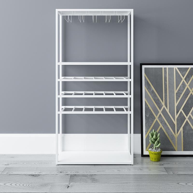 棚の床の茎ホルダーワインラックを備えたモダンワインホルダーラック