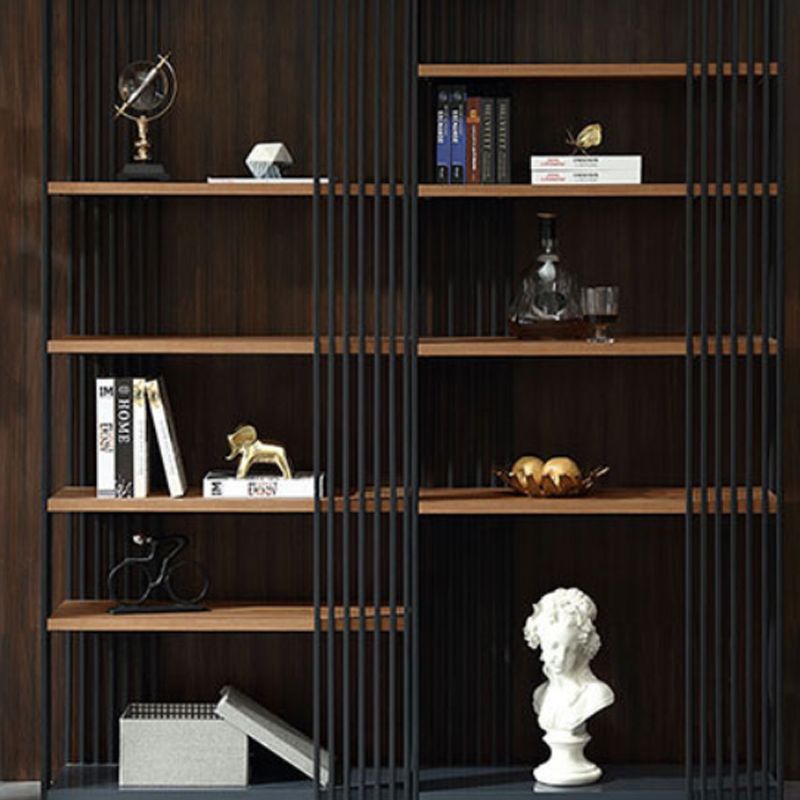 4-Shelf Metal Standard Bookcase Industrial Bookcase for Home Office Clearhalo 'Bookcases' 'furn' 'furn_bookcases' 'Furniture' 'furniture_bookcases' 'kitchen' 'kitchen_bookcases' 'Living Room Furniture' 'Office Furniture' 1200x1200_43dbd5a7-a09b-4be9-9263-480858d112f0